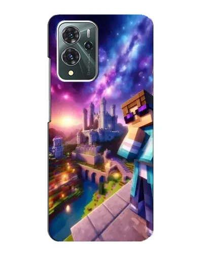Чехол для ZTE Blade V40 Pro с картинкой «Стив и космос»