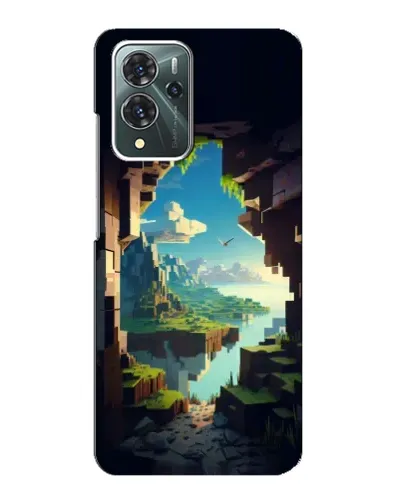 Чехол для ZTE Blade V40 Pro с картинкой «Вид из пещеры»