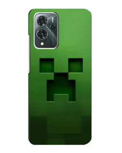 Чехол для ZTE Blade V40 Pro с картинкой «Крипер микро-дизайн»