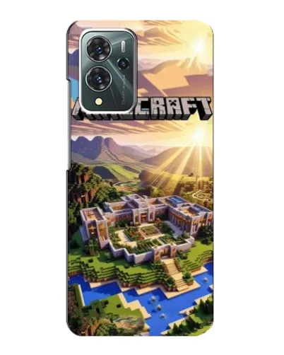 Чехол для ZTE Blade V40 Pro с картинкой «Minecraft панорама»