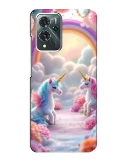 Чехол для ZTE Blade V40 Pro с картинкой «Радуга и единороги» Чехол для ZTE Blade V40 Pro с картинкой «Радуга и единороги»