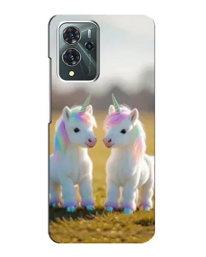 Чехол для ZTE Blade V40 Pro с картинкой «Пара единорогов» Чехол для ZTE Blade V40 Pro с картинкой «Пара единорогов»