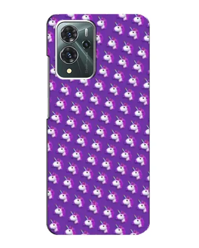 Чехол для ZTE Blade V40 Pro с картинкой «Единороги на фиолетовом» Чехол для ZTE Blade V40 Pro с картинкой «Единороги на фиолетовом»