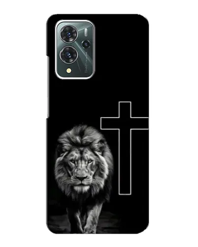 Чехол для ZTE Blade V40 Pro с картинкой «Лев и Крест»