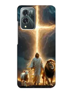 Чехол для ZTE Blade V40 Pro с картинкой «Лев Иуды и Свет»
