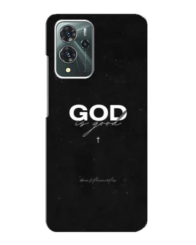 Чехол для ZTE Blade V40 Pro с картинкой «GOD — Бог над всем»