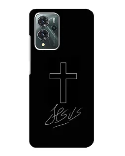 Чохол для ZTE Blade V40 Pro з картинкою «Графічний хрест Jesus»