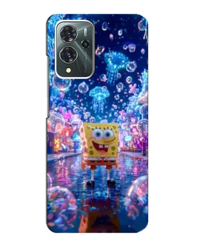 Чехол для ZTE Blade V40 Pro с картинкой «Неоновый океан»