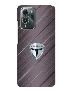 Чохол для ZTE Blade V40 Pro з картинкою «Металева текстура Tesla»