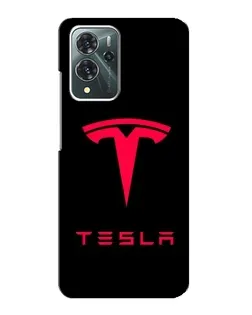 Чохол для ZTE Blade V40 Pro з картинкою «Tesla Red Logo»