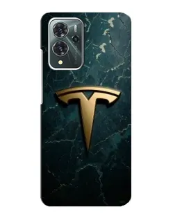 Чохол для ZTE Blade V40 Pro з картинкою «Мармурова Tesla Gold»
