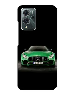 Чехол для ZTE Blade V40 Pro с картинкой «Mercedes — неоновый лого»