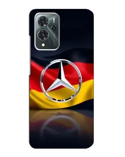 Чехол для ZTE Blade V40 Pro с картинкой «Mercedes — флаг Германии»