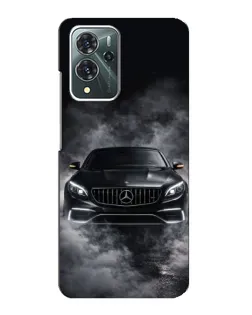 Чехол для ZTE Blade V40 Pro с картинкой «Mercedes в дыму»