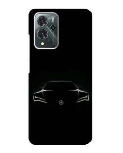 Чохол для ZTE Blade V40 Pro з картинкою «Mercedes — силует авто»