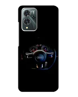 Чохол для ZTE Blade V40 Pro з картинкою «Салон Audi — кермо»