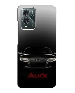 Чехол для ZTE Blade V40 Pro с картинкой «Audi — градиентный контур»