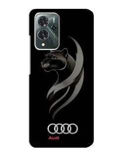 Чехол для ZTE Blade V40 Pro с картинкой «Графика — пантера и Audi»