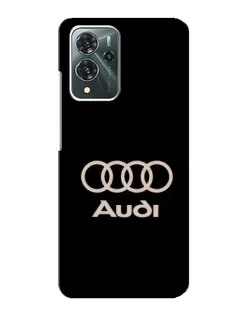 Чехол для ZTE Blade V40 Pro с картинкой «Audi — золотой логотип»