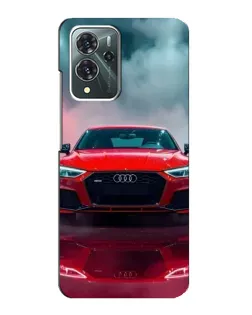 Чехол для ZTE Blade V40 Pro с картинкой «Audi RS — красный стиль»