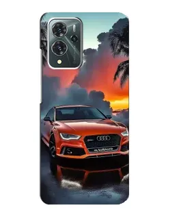 Чехол для ZTE Blade V40 Pro с картинкой «Audi — закат»