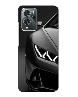 Чохол для ZTE Blade V40 Pro з картинкою «Lamborghini фари деталізація»