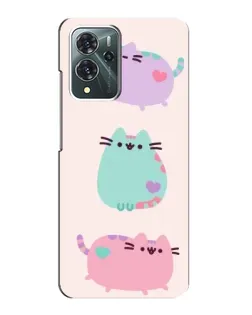 Чехол для ZTE Blade V40 Pro с картинкой «Pusheen трио» Чехол для ZTE Blade V40 Pro с картинкой «Pusheen трио»