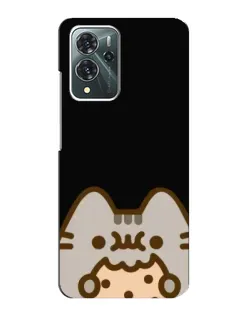 Чехол для ZTE Blade V40 Pro с картинкой «Пушин на черном»