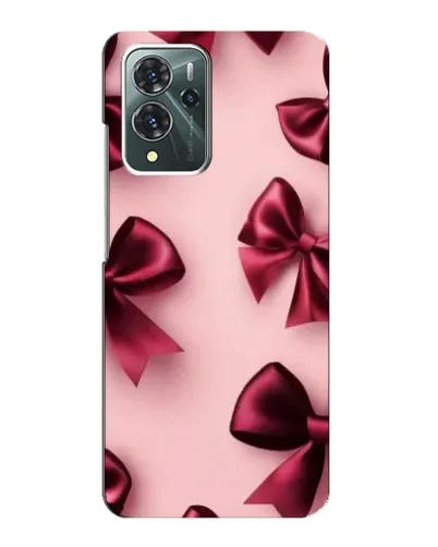 Чехол для ZTE Blade V40 Pro с картинкой «Бордовый атлас»