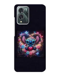 Чехол для ZTE Blade V40 Pro с картинкой «Stitch в цветах» Чехол для ZTE Blade V40 Pro с картинкой «Stitch в цветах»