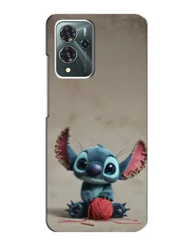 Чохол для ZTE Blade V40 Pro з картинкою «Стіч на чоричневому фоні»