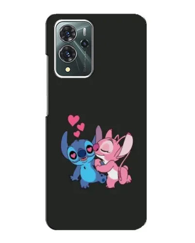 Чохол для ZTE Blade V40 Pro з картинкою «Анжел цілує Стіча»