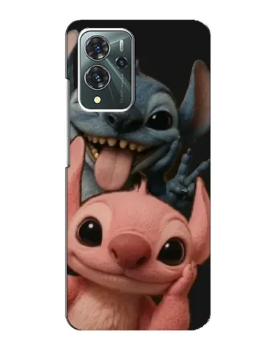 Чохол для ZTE Blade V40 Pro з картинкою «Стіч та Ангел»
