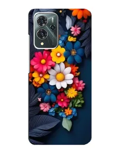 Чохол для ZTE Blade V40 Pro з картинкою «Квіткова феєрія»
