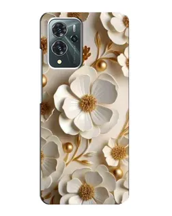Чохол для ZTE Blade V40 Pro з картинкою «Білі паперові квіти»