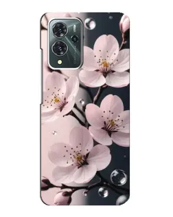 Чохол для ZTE Blade V40 Pro з картинкою «Ніжня сакура та краплі»