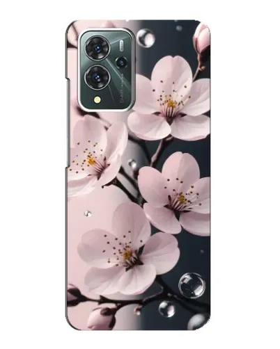 Чехол для ZTE Blade V40 Pro с картинкой «Нежная сакура и капли» Чехол для ZTE Blade V40 Pro с картинкой «Нежная сакура и капли»