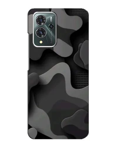 Чехол для ZTE Blade V40 Pro с картинкой «Темный абстрактный камуфляж»