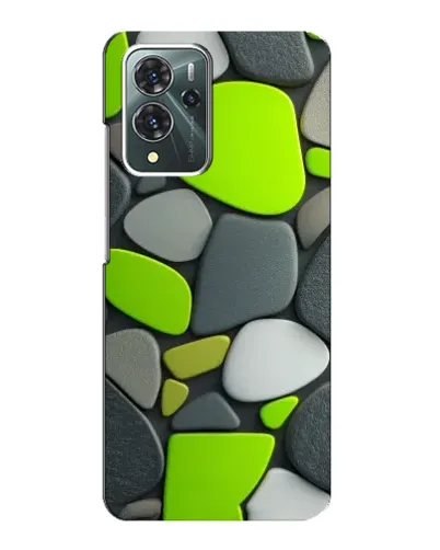 Чехол для ZTE Blade V40 Pro с картинкой «Яркая неоновая галька»