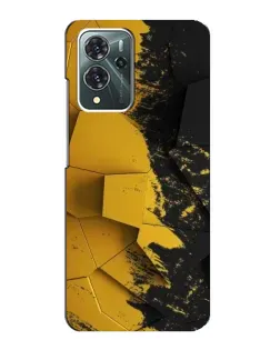 Чехол для ZTE Blade V40 Pro с картинкой «Золотые осколки геометрии»
