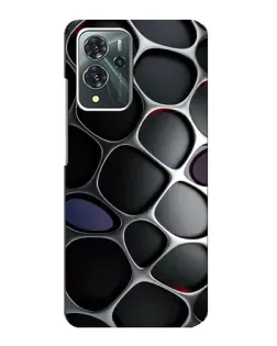 Чехол для ZTE Blade V40 Pro с картинкой «Объемная темная решетка»