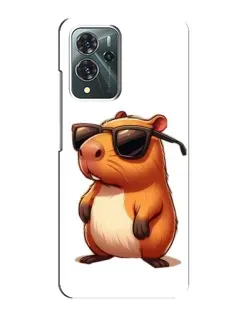Чехол для ZTE Blade V40 Pro с картинкой «Капибара в очках» Чехол для ZTE Blade V40 Pro с картинкой «Капибара в очках»