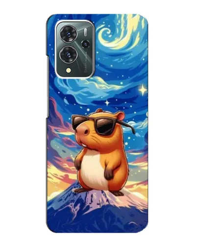 Чехол для ZTE Blade V40 Pro с картинкой «Капибара Ван Гога»