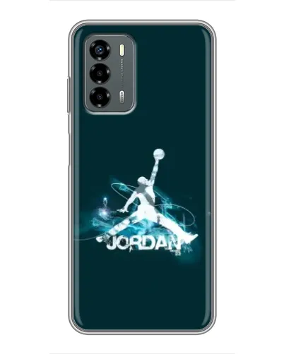 Чохол для Blade V40 Vita з картинкою «Jordan Blue Fire»