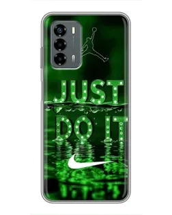 Чехол для Blade V40 Vita с картинкой «Зеленый неоновый Nike»