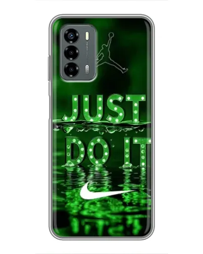 Чехол для Blade V40 Vita с картинкой «Зеленый неоновый Nike»
