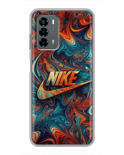 Чехол для Blade V40 Vita с картинкой «Nike в абстракции»
