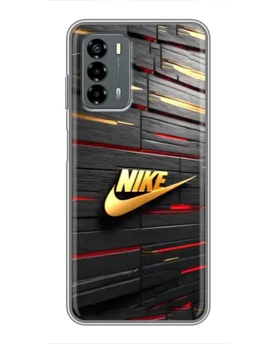 Чехол для Blade V40 Vita с картинкой «Золотой Nike на металле»