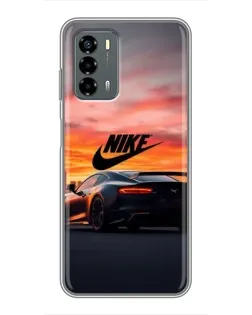 Чехол для Blade V40 Vita с картинкой «Nike и суперкар»