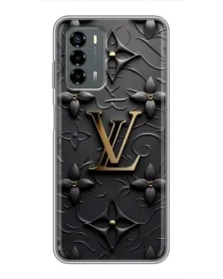 Чехол для Blade V40 Vita с картинкой «Кожаная текстура LV»